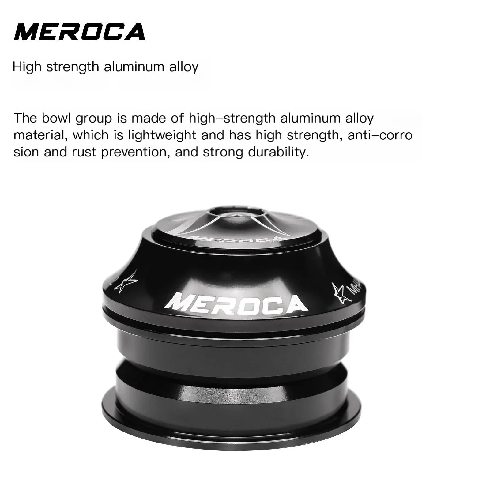 MEROCA – casque de vélo 44-44mm, roulement d'étanchéité ultraléger 1 1/8, fourche avant de direction