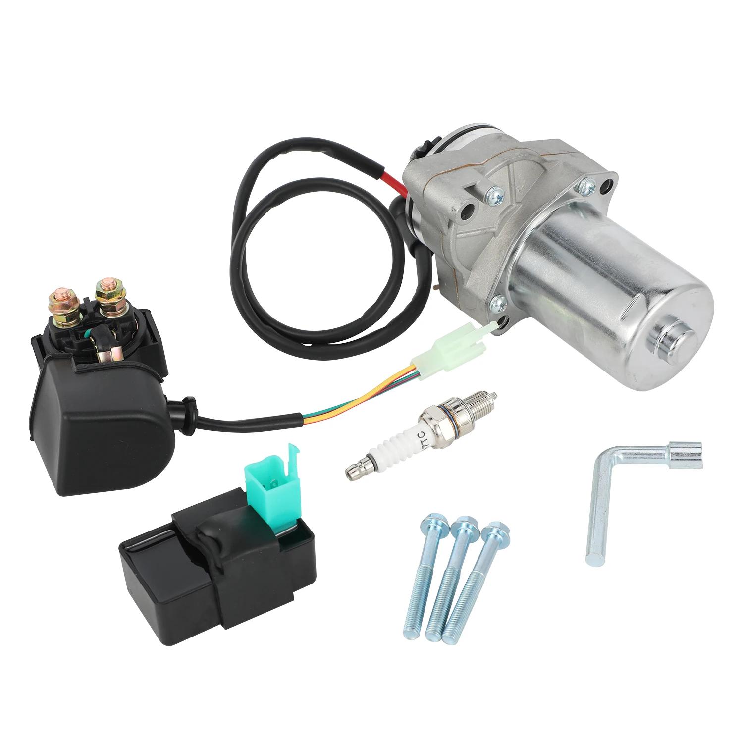 Kit de démarrage électrique de Motocross pour moteurs horizontaux 50cc 70cc 90cc 110cc 125cc ATV Dir