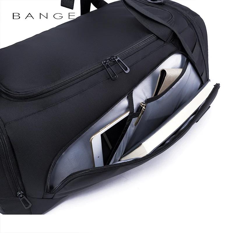 Bange-Sac de sport pour homme, valise, sac à dos, grande capacité, étanche, anti-tache, sac de sport