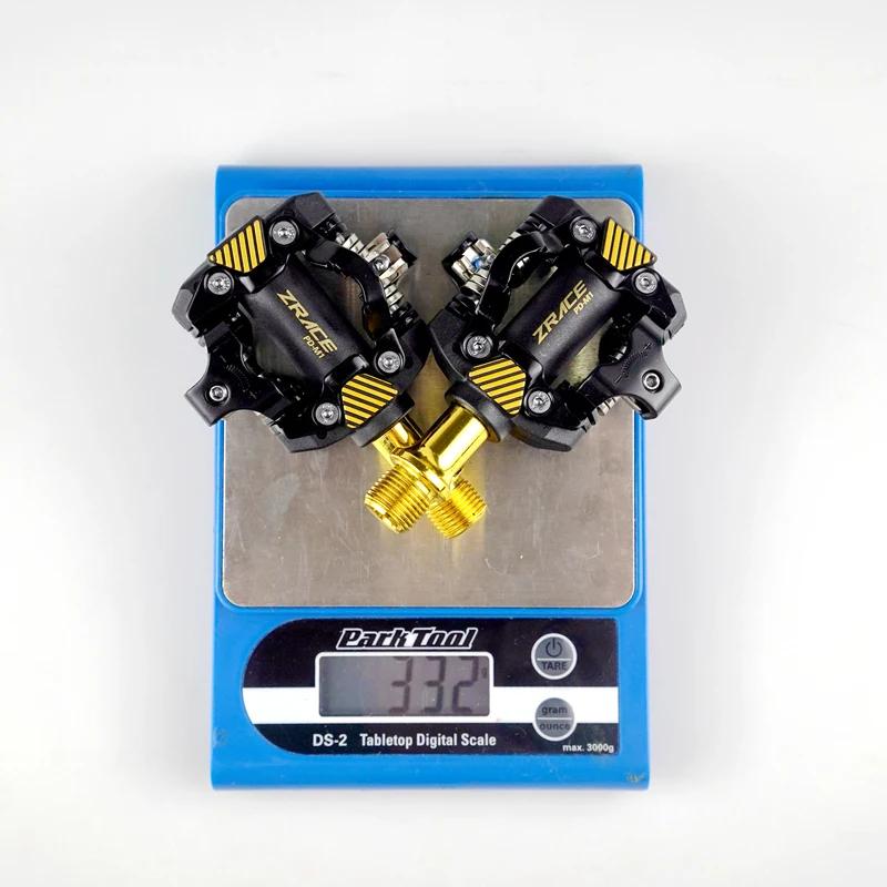 Pédales ZRACE PD-M1 SPD - OR, Pédales autobloquantes, Composants VTT pour la course cycliste, VTT, 3