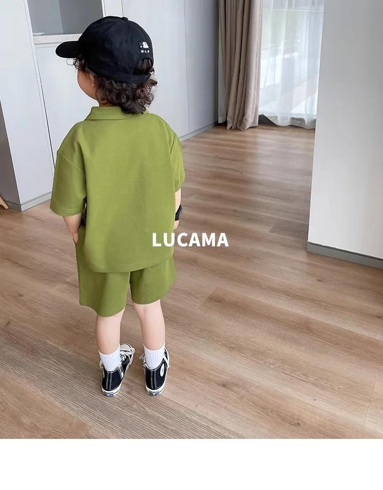 Polo décontracté pour garçons, vêtements d'été pour enfants moyens et grands, version coréenne, nouv