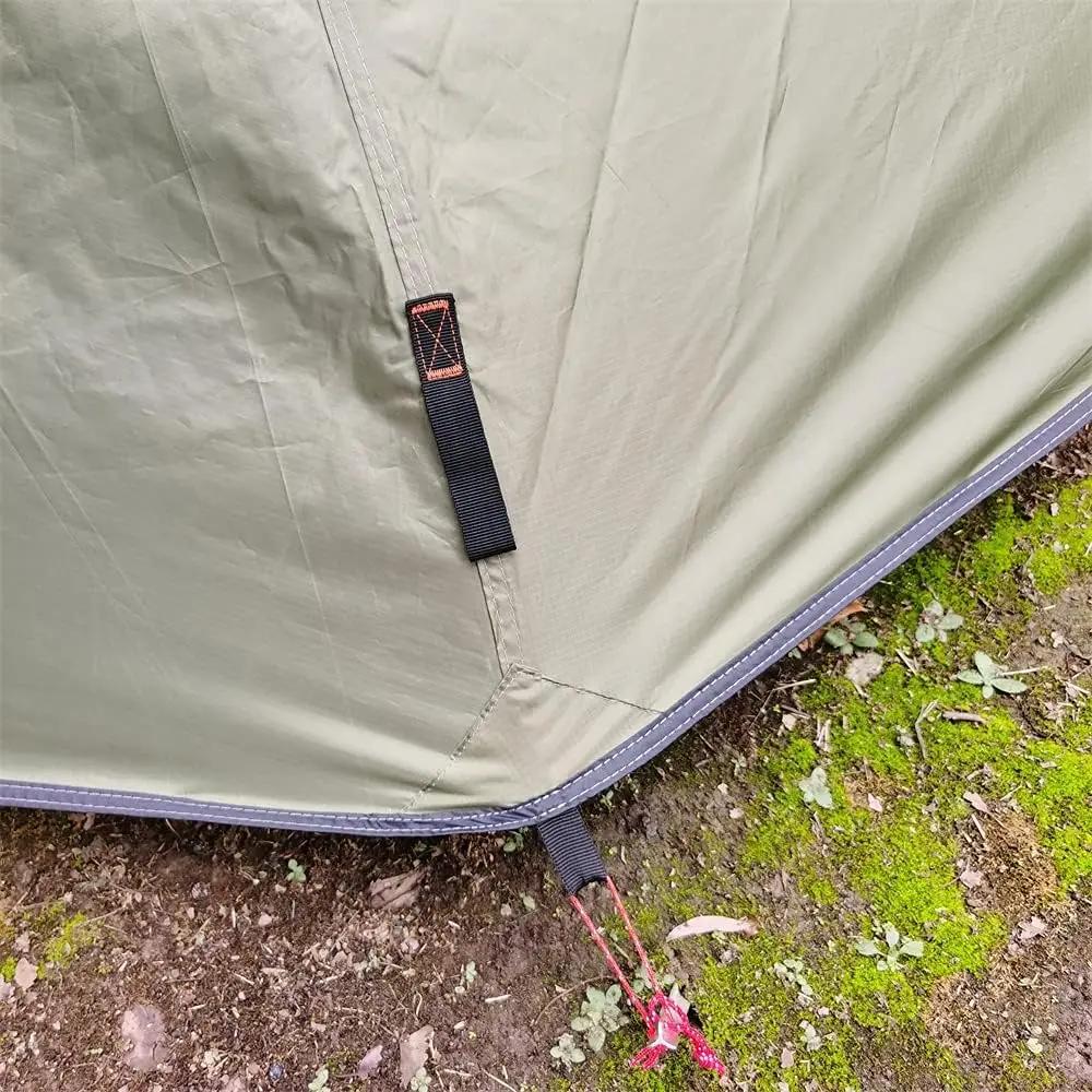 MCETO TX400Ultra tente de poêle, tente chaude Tipi réglable en hauteur équipement de voyage de chass