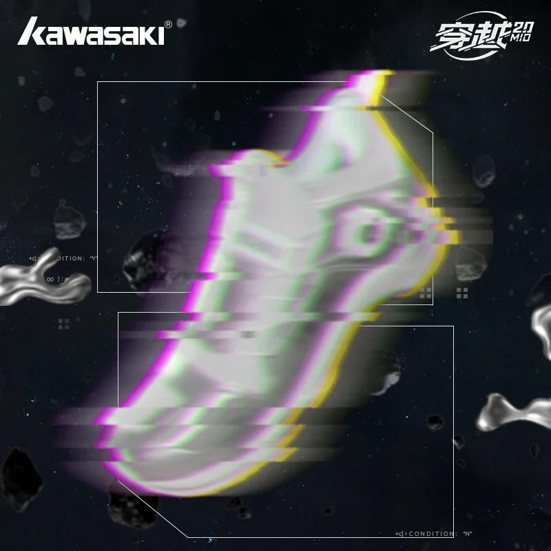 Kawasaki CROSS SPACE MID 2.0 chaussures de Badminton amélioré absorbant les chocs bouton automatique