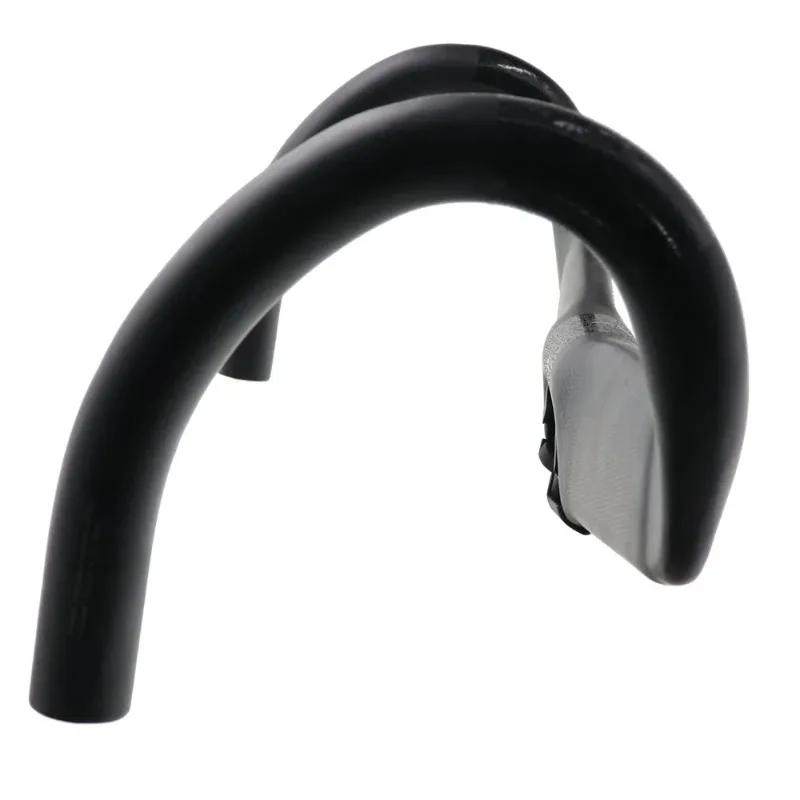 Guidon vélo route carbone T1000 aérodynamique 31.8x400/420/440mm barre chute sport
