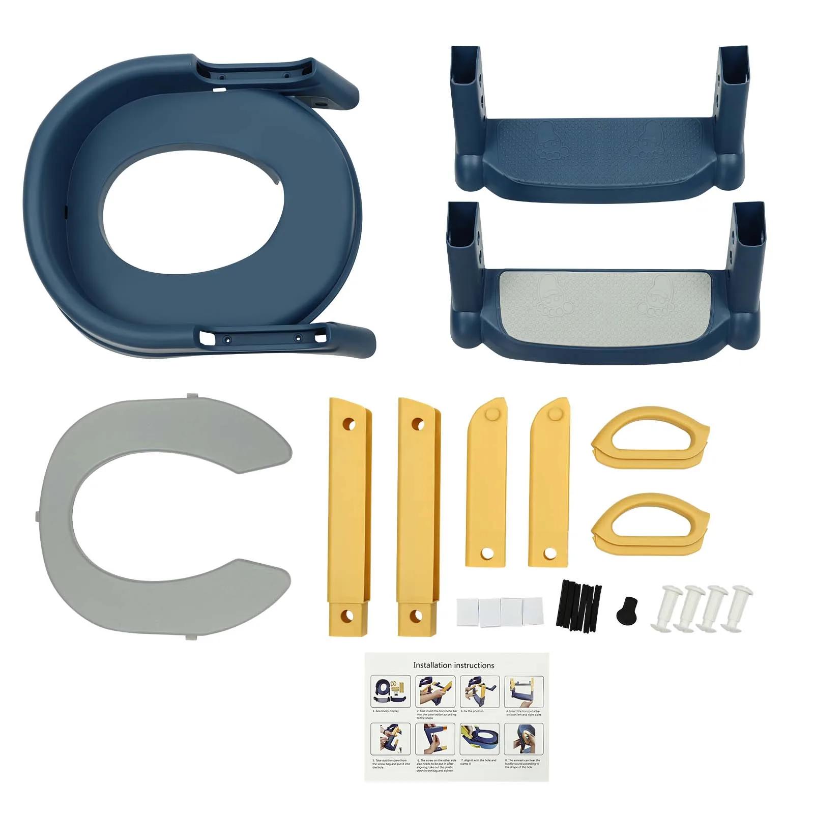 NOUVEAU Siège de toilette pour enfants avec escalier, réglable en hauteur, pliable, siège d'apprenti