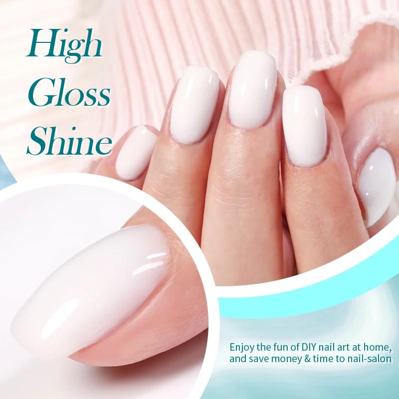 BORN PRETTY Gel de Base en caoutchouc gelée laiteuse pour vernis à ongles Gel 15ml russe auto-nivela