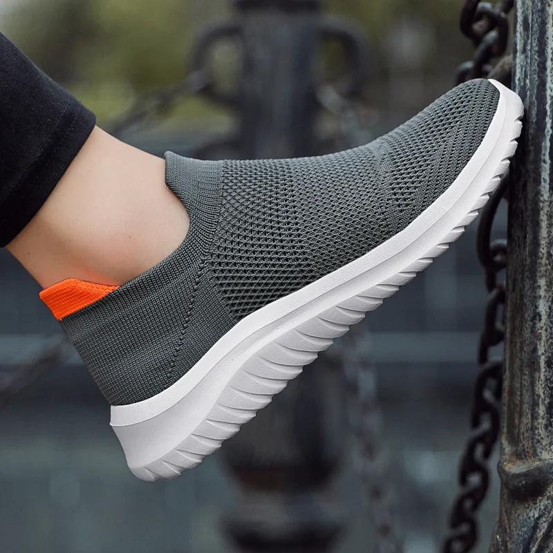 Unisexe hommes femmes chaussures décontractées semelle souple Slip-On hommes baskets femmes chaussur