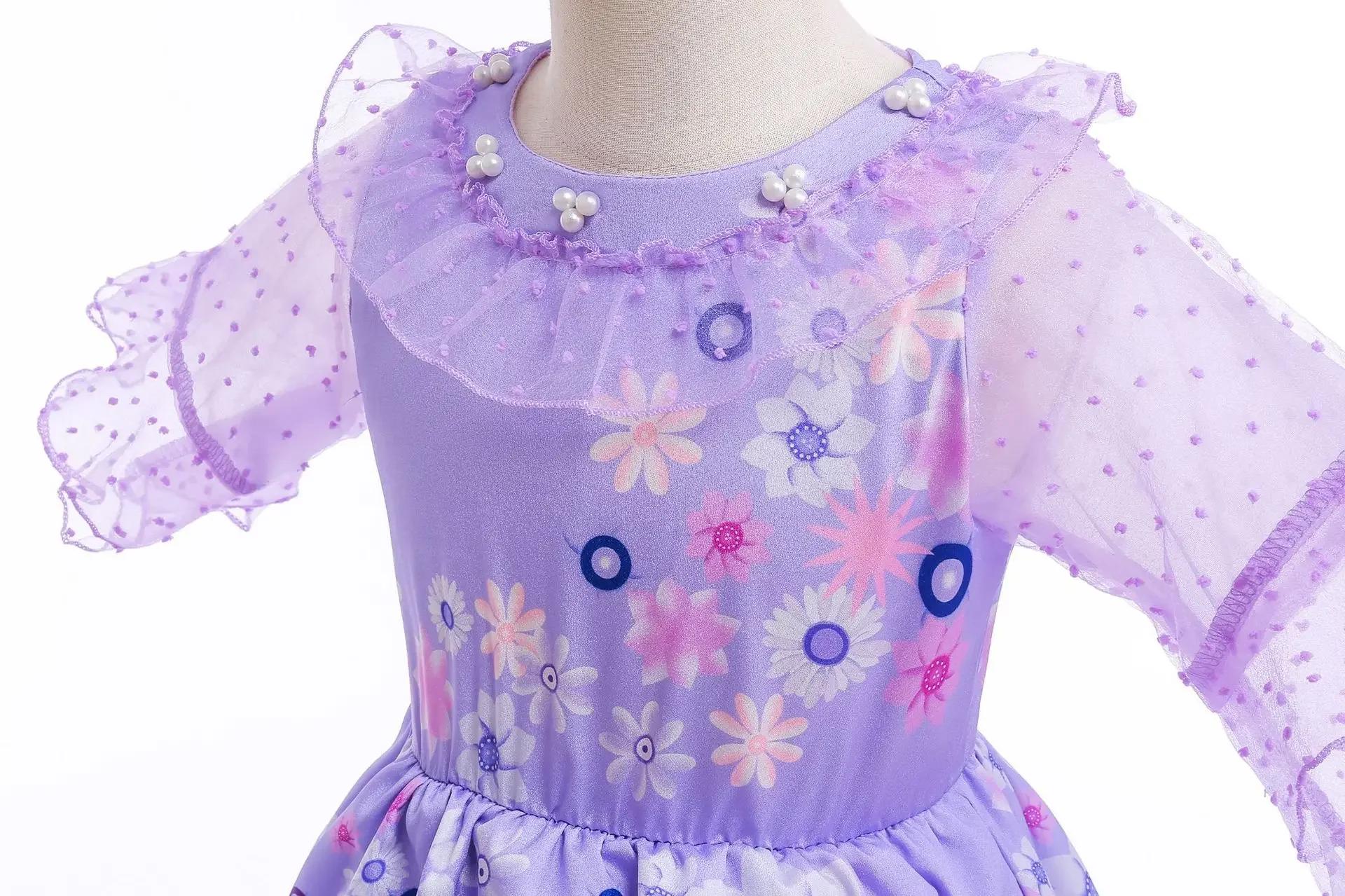 Isabella robe à breloques fille robe de princesse fantaisie fête enfant vêtements Halloween noël fêt