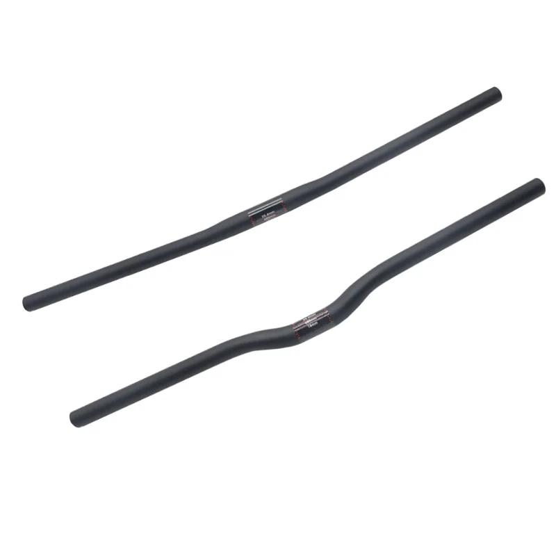 Guidon de vélo pliant entièrement en carbone, guidon horizontal, forme unique, guidon droit ultralég