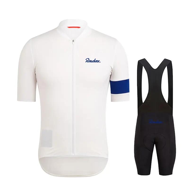 Raudax 2025 hommes à manches courtes maillot ensembles Ropa Ciclismo Hombre été cyclisme vêtements T