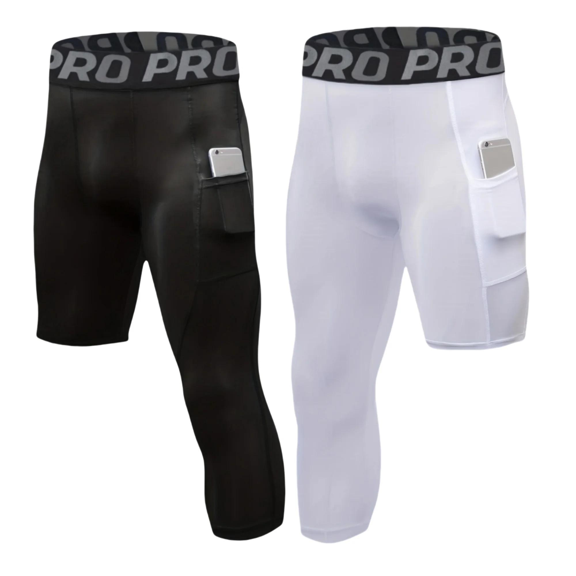 Collants de Compression à une jambe, pour basket-ball, manches de jambe, Capri, couche de Base athlé