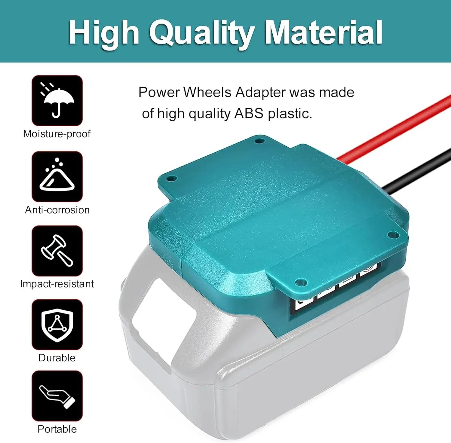 Adaptateur de batterie pour roues électriques, Compatible avec Makita 18V BL1830 BL1840, convertisse
