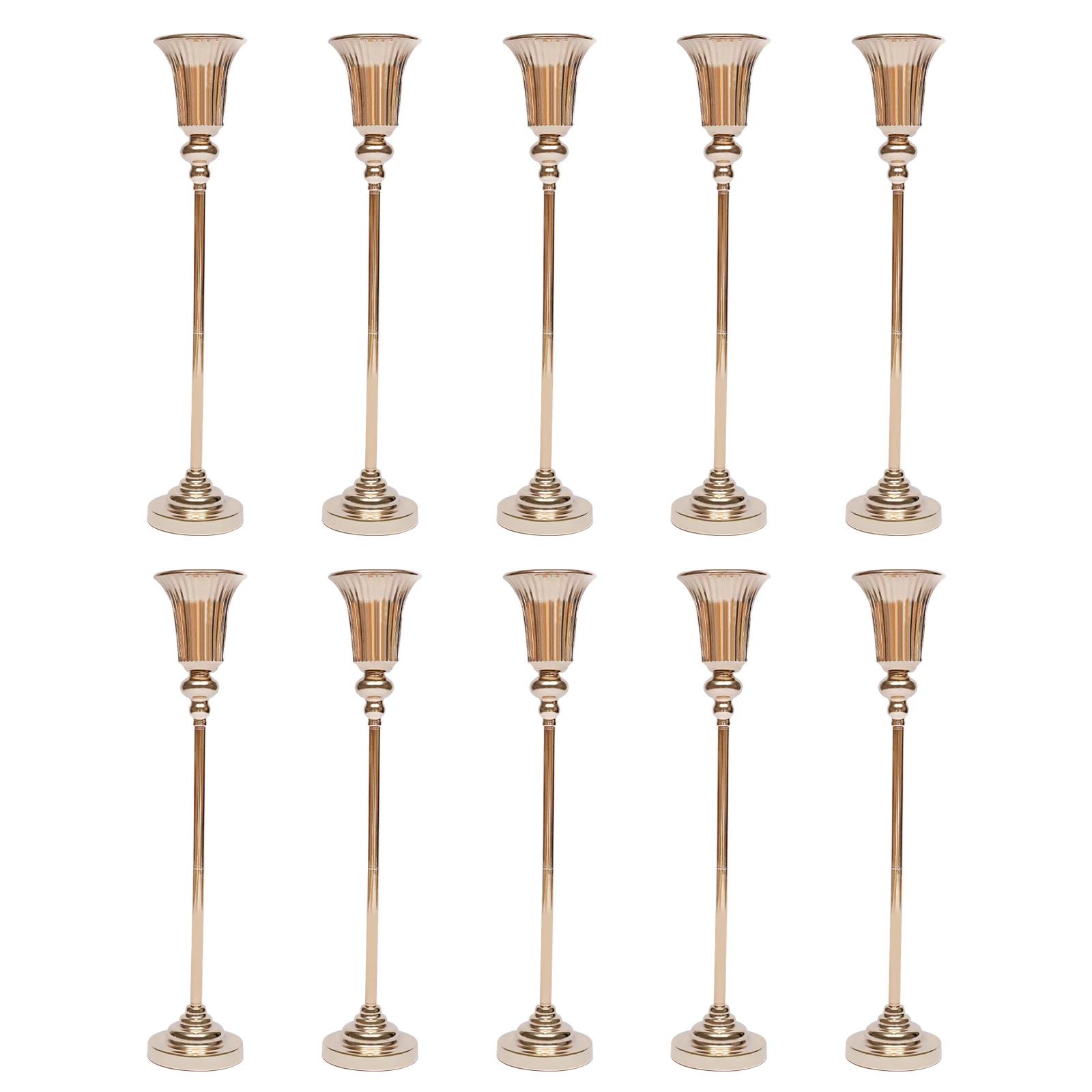 Ensemble de supports de fleurs de mariage 10 pièces 77,5 cm, présentoir floral élégant et élégant po