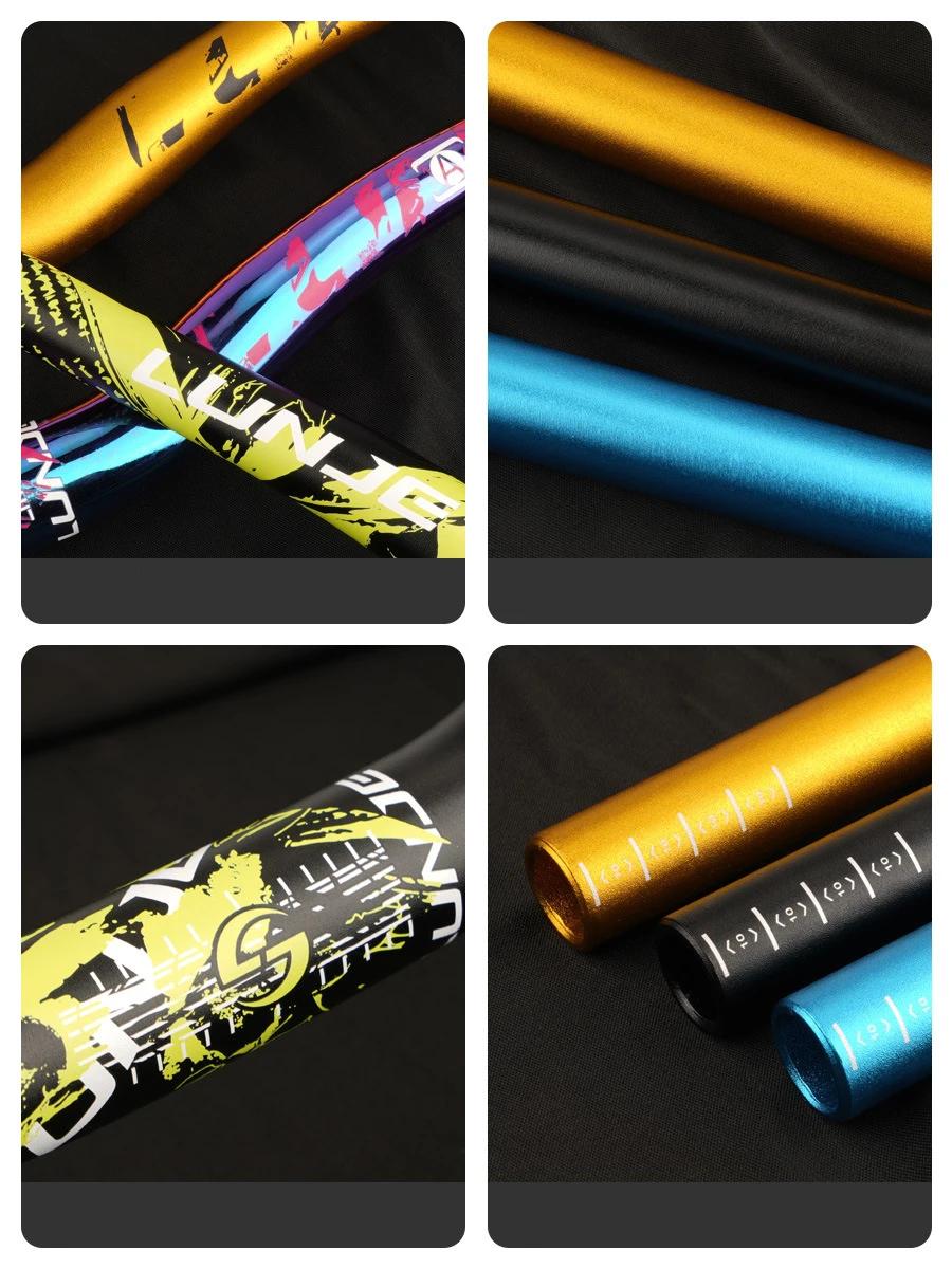 Guidon de vélo en alliage d'aluminium, rehausseur de guidon de VTT 720mm 780mm x 31.8mm, pièces carr