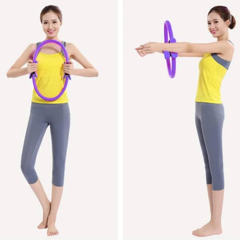 Anneau de Yoga Pilates, cercle d'exercice Durable et antidérapant, cercle d'exercice magique avec do