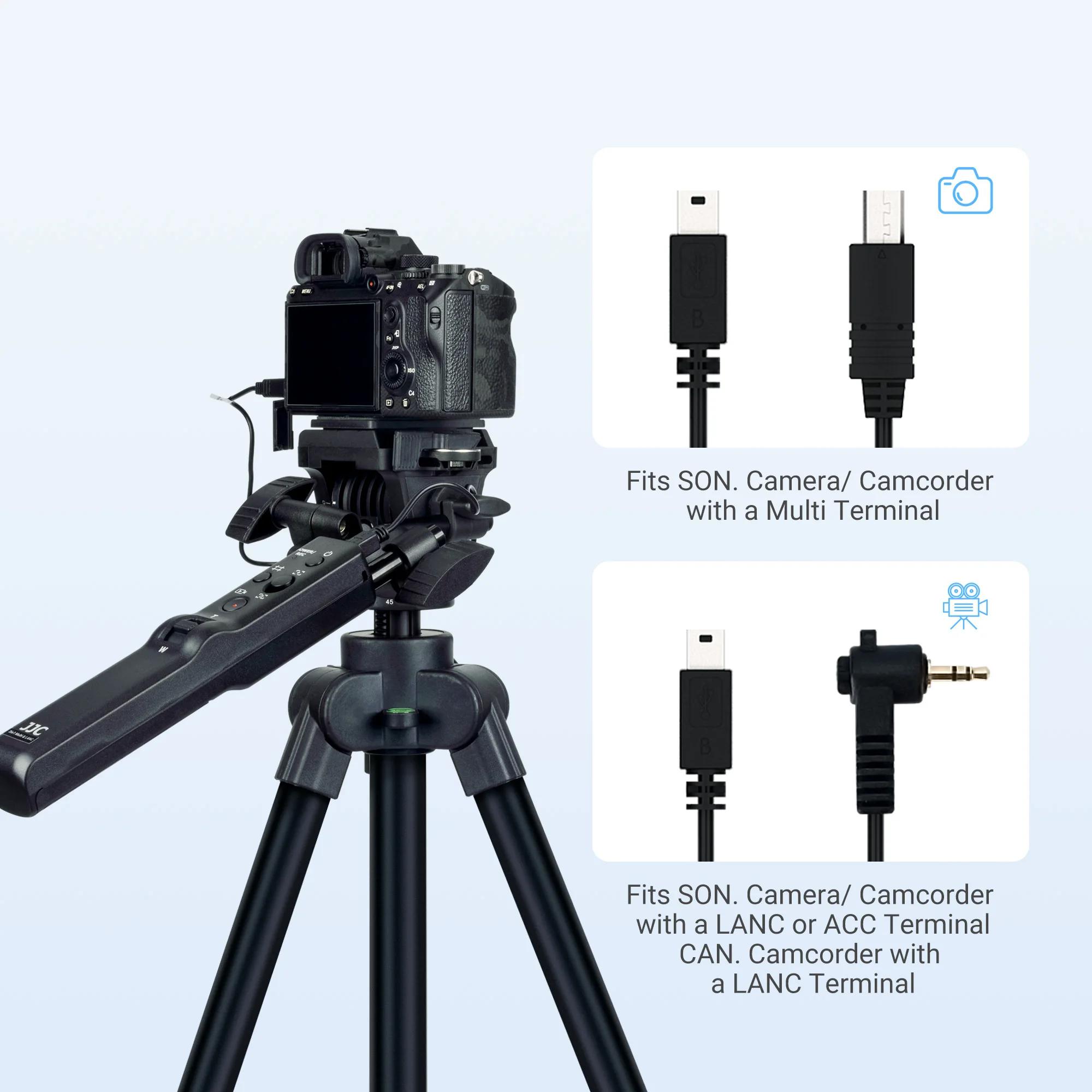 JJC-Télécommande multifonction saupoudrer Bar pour appareil photo Sony, appareil photo, caméscope av