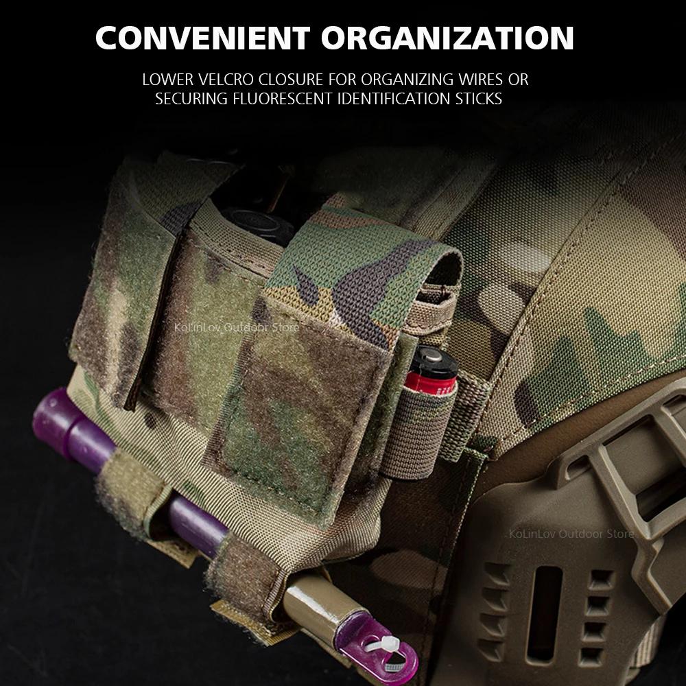 Pochette de batterie pour casque tactique MK2, sac de contrepoids pour casque M-LOK, militaire Airso