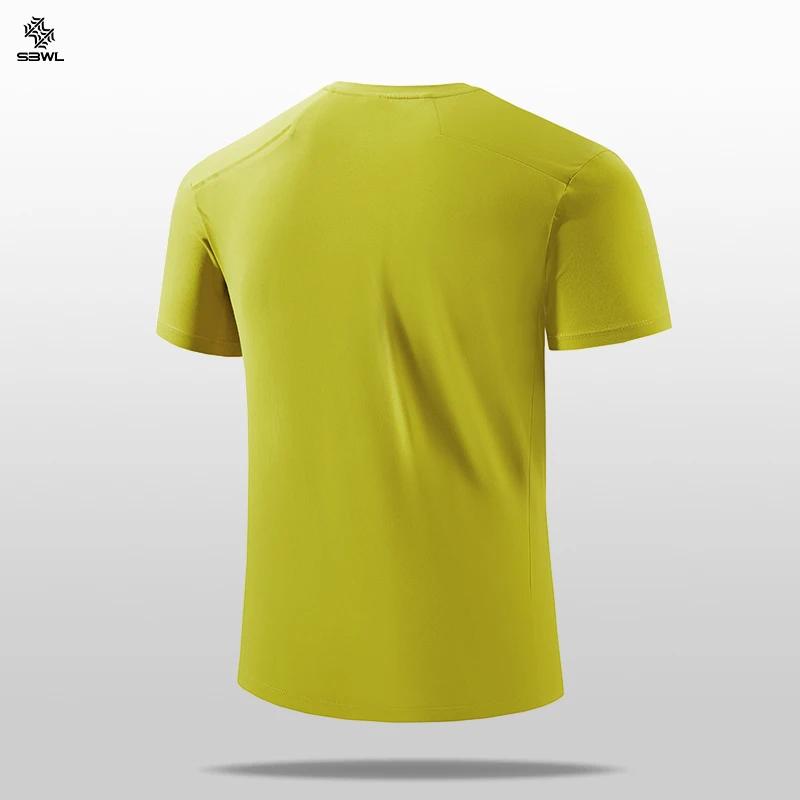 SBWL 2025 été hommes nouveau en plein air course fitness séchage rapide sport T-shirt de haute quali