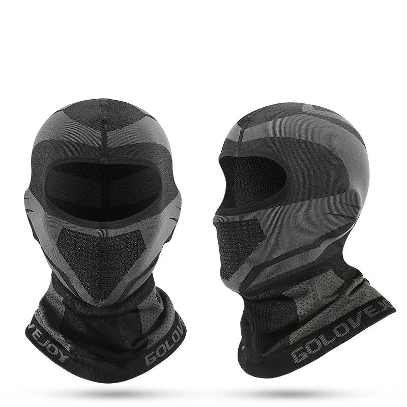 Cagoule d'été respirante pour Moto, masque complet, masque de cyclisme, capuche de casque, masque fa