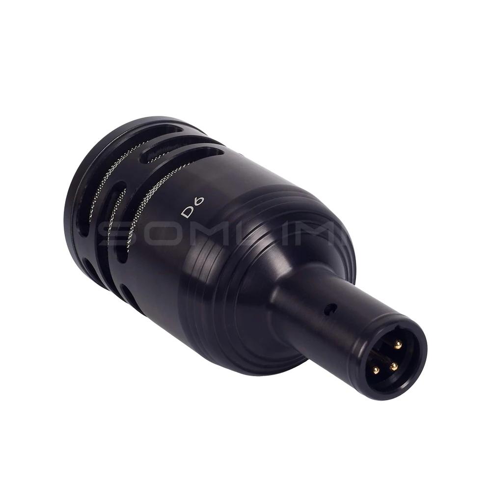 SOMLIMI D6 tambour Microphone Instrument coup de pied basse Microphone dynamique basse caisse claire