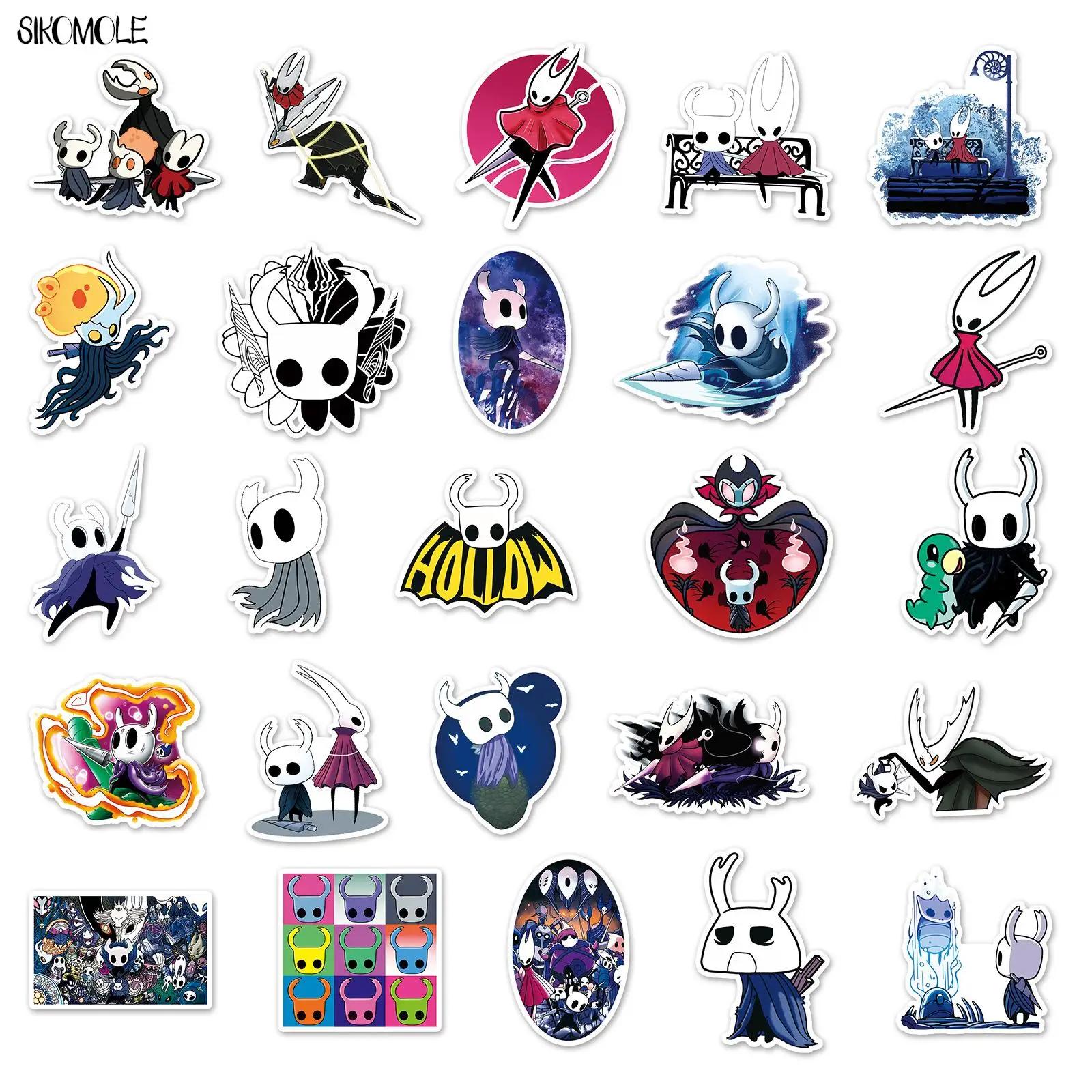 10/30/50 PIÈCES Jeu De Dessin Animé Hollow Chevalier Cool Autocollants Esthétique Enfant BRICOLAGE J