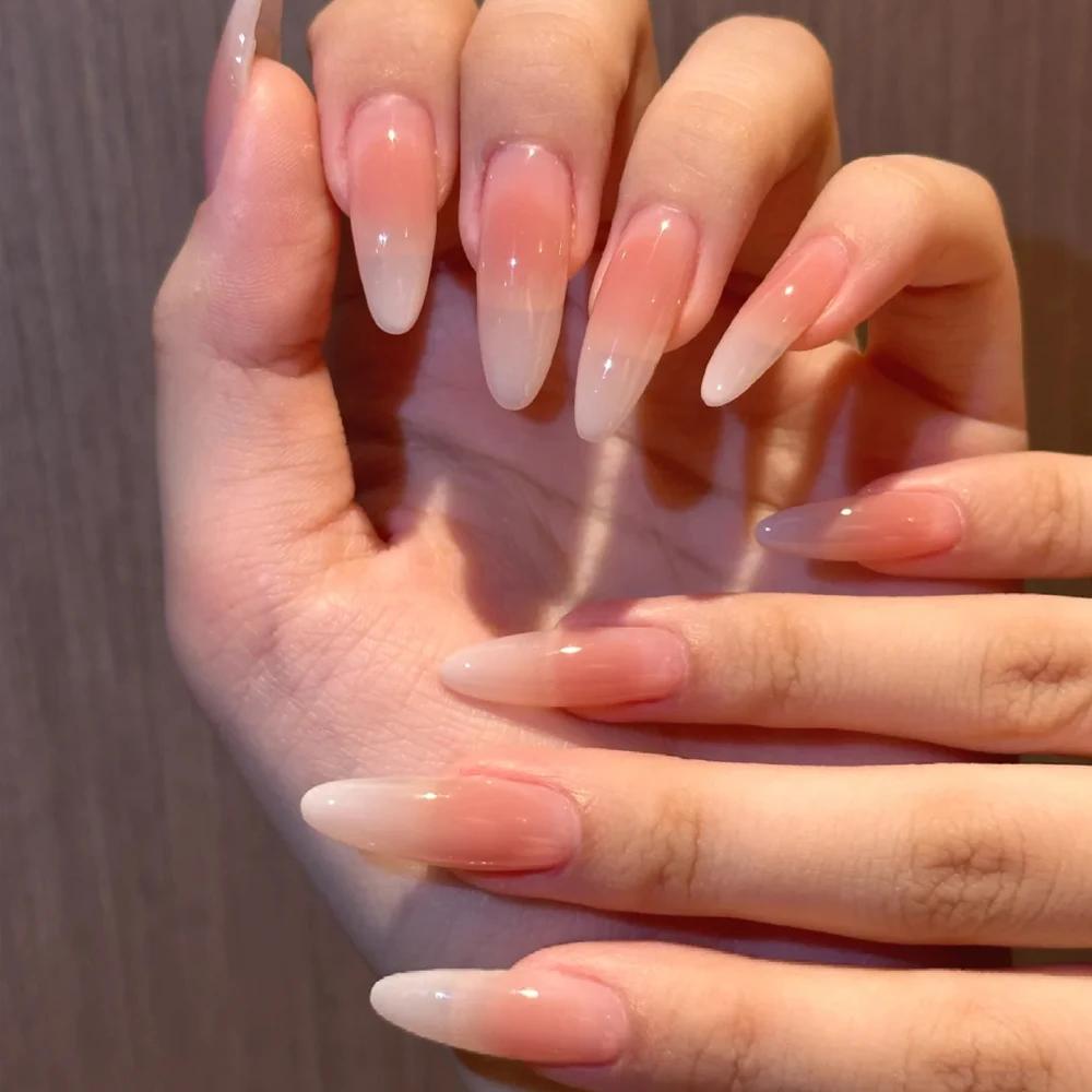 100 pièces/ensemble Triangle éponges douces blanc/dégradé coloré sec humide utilisation maquillage é
