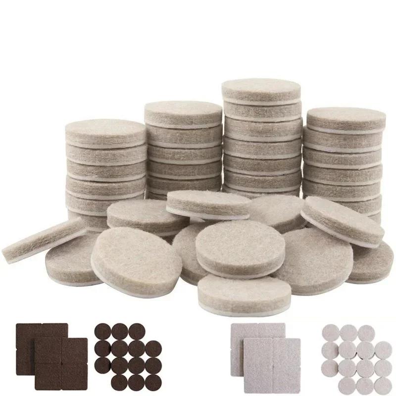 Coussinets de pieds de chaise en feutre, 20mm, 5mm d'épaisseur, tapis de protection contre les rayur