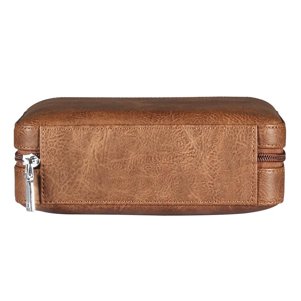 GALINER-Boîte à cigares en cuir avec accessoires, étui de voyage portable pour humidificateur, suppo