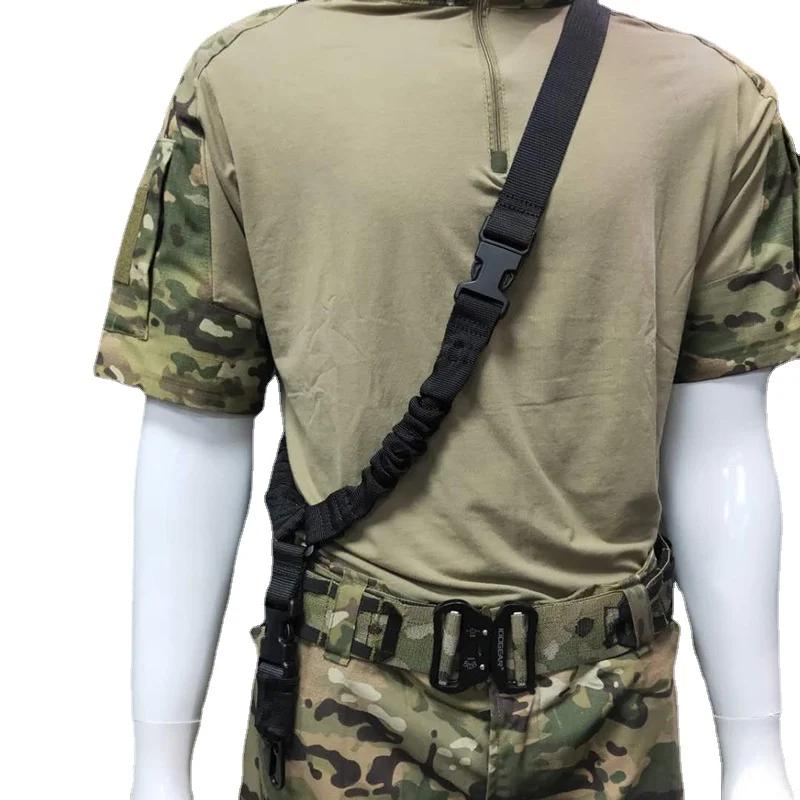 1pc Harnais tactique à point unique pour l'extérieur, corde tactique CS, corde de sécurité diagonale
