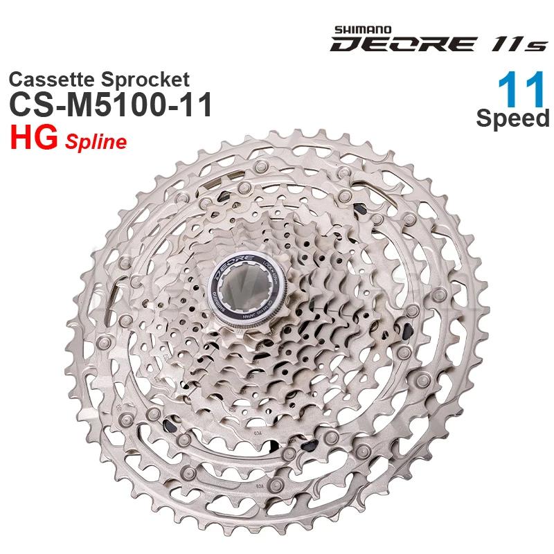 WinterMANO DEORE CS-M5100 11v Cassette Pignon-11 Vitesses-HYPERGLIDE pour VTT Vélo Pièces D'origine