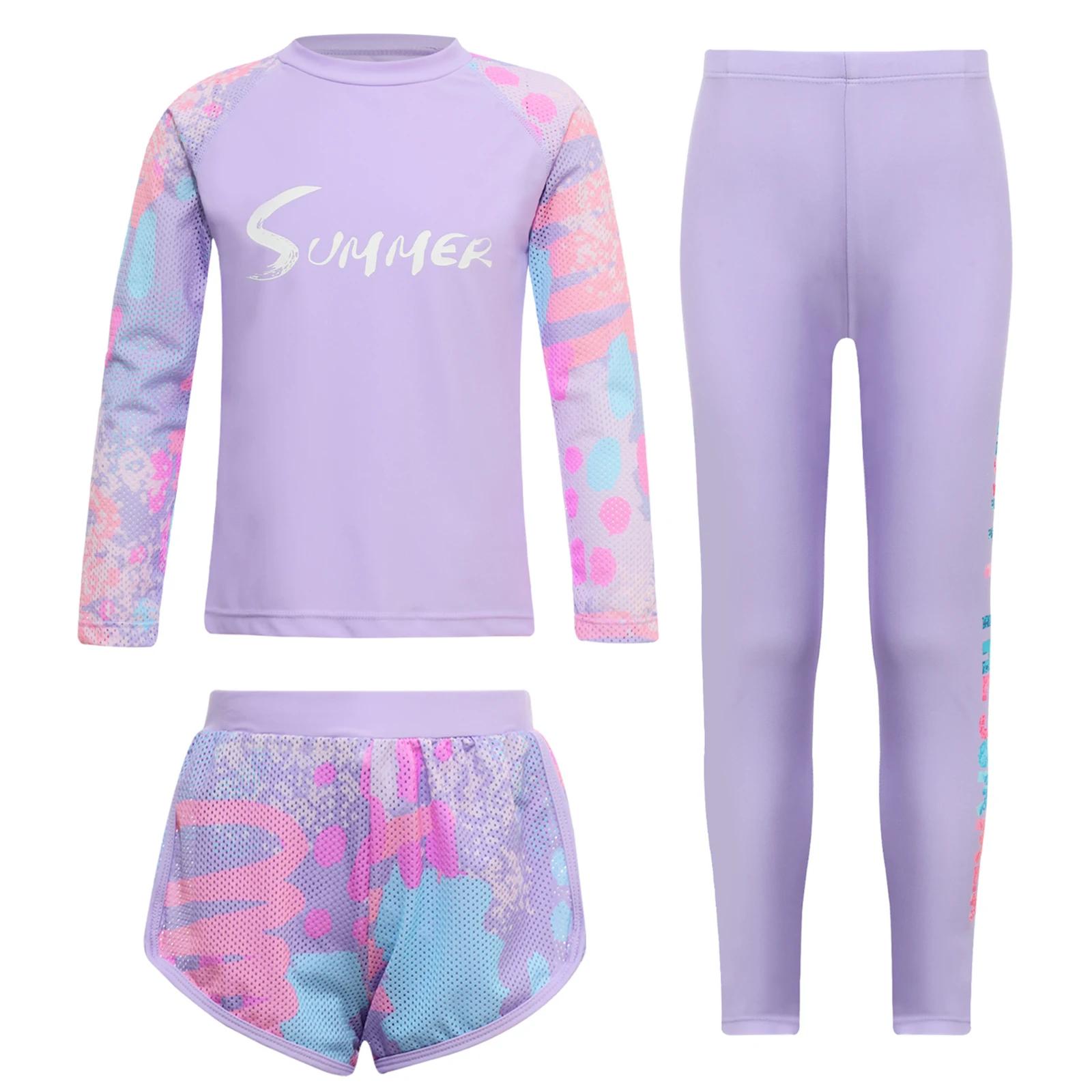 Enfants filles maillot de bain maillots de bain tenues haut shorts et pantalons maillots de bain pis
