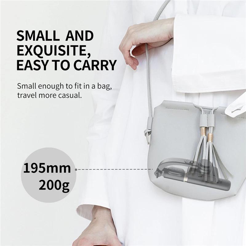 FGCLSY 2024 nouveau stabilisateur de cardan perche à Selfie trépied pliable sans fil avec obturateur