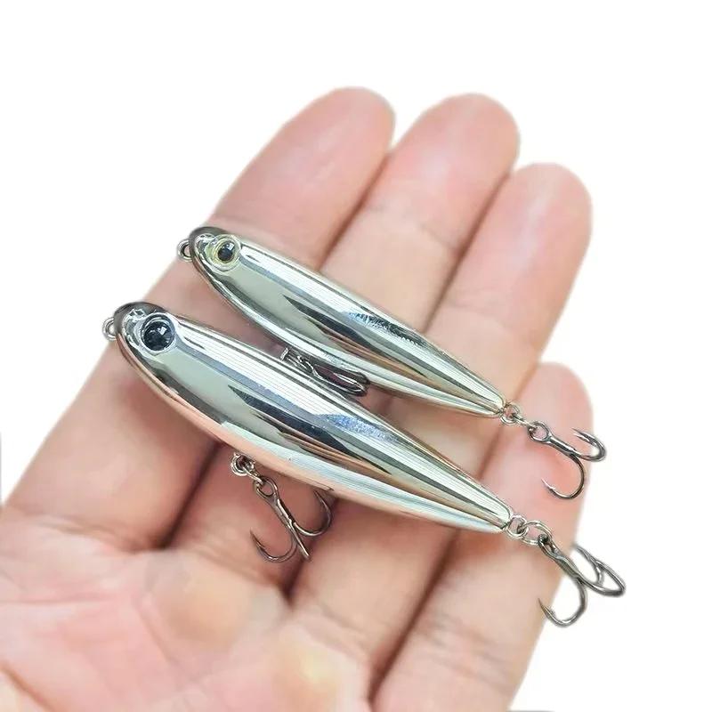 OUTKIT leurre de pêche crayon flottant StickBait leurre 4.5/2.8g Wobblers Topwater manivelle leurres