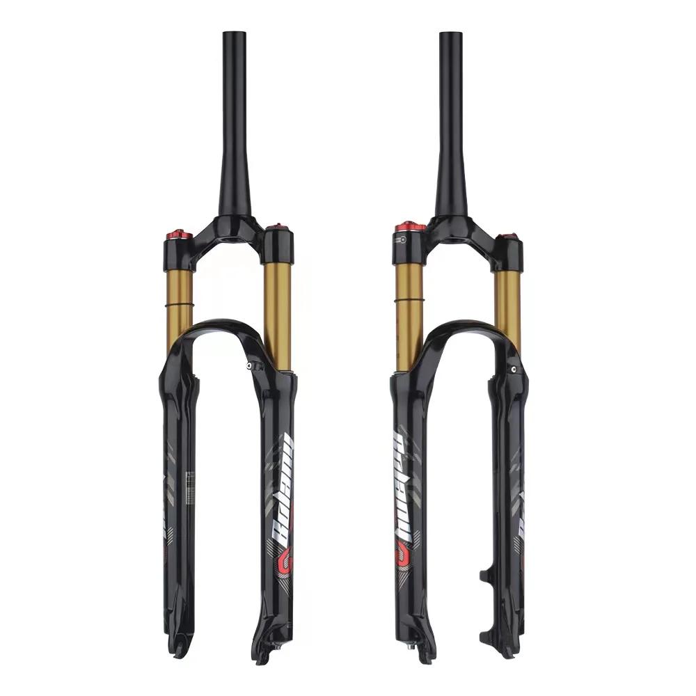 Bolany fourche de vélo vtt résilience de l'air alliage de magnésium amortisseur suspension droite co