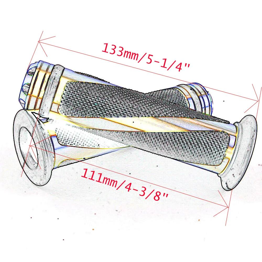 Poignée Universelle de Guidon de Moto, 7/8 Pouces, 22mm, pour Kawasaki, Honda, Yamaha, Suzuki, Benel