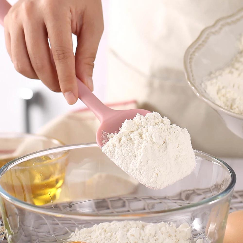 Pelle intégrée en forme de T en Silicone de qualité alimentaire, petite pelle à mélanger pour crème