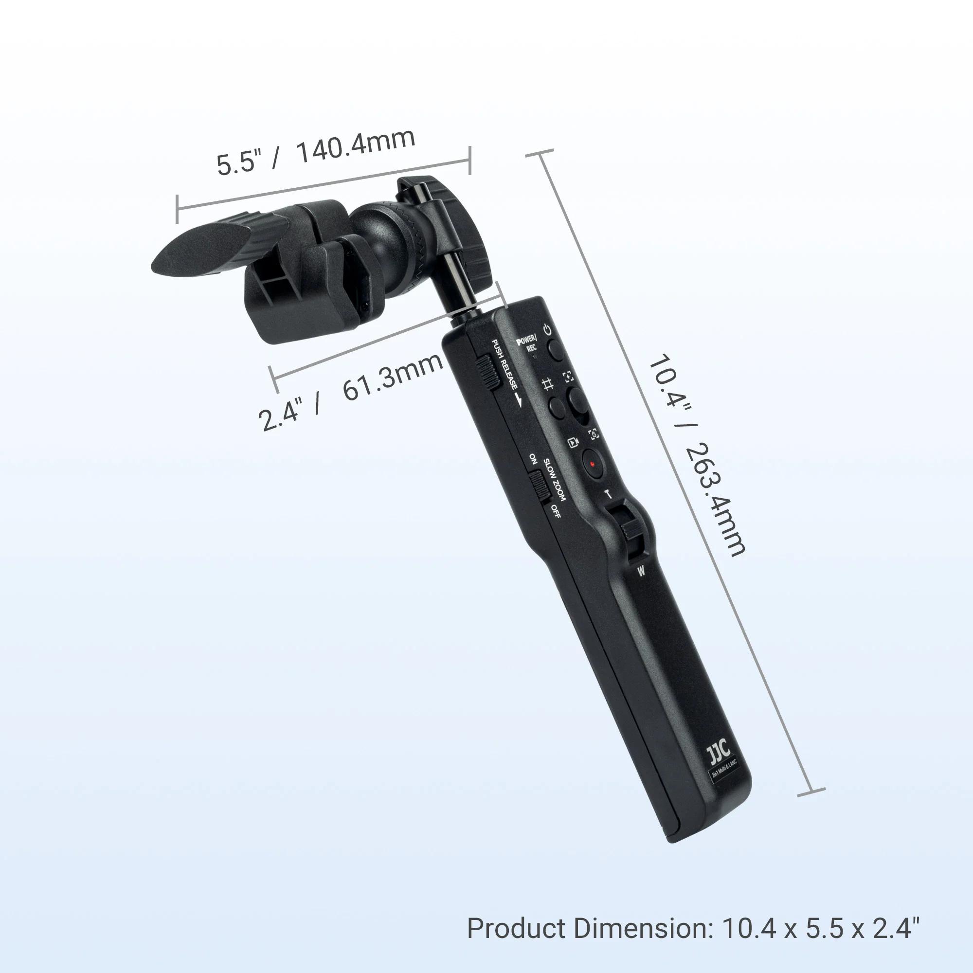 JJC-Télécommande multifonction saupoudrer Bar pour appareil photo Sony, appareil photo, caméscope av