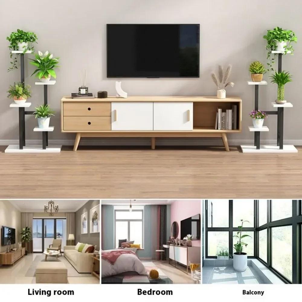 # Pour support de fleurs salon sur pied intérieur maison balcon multicouche fer Art intérieur et ext