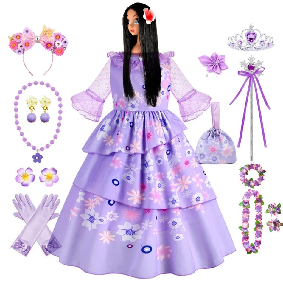 Isabella robe à breloques fille robe de princesse fantaisie fête enfant vêtements Halloween noël fêt