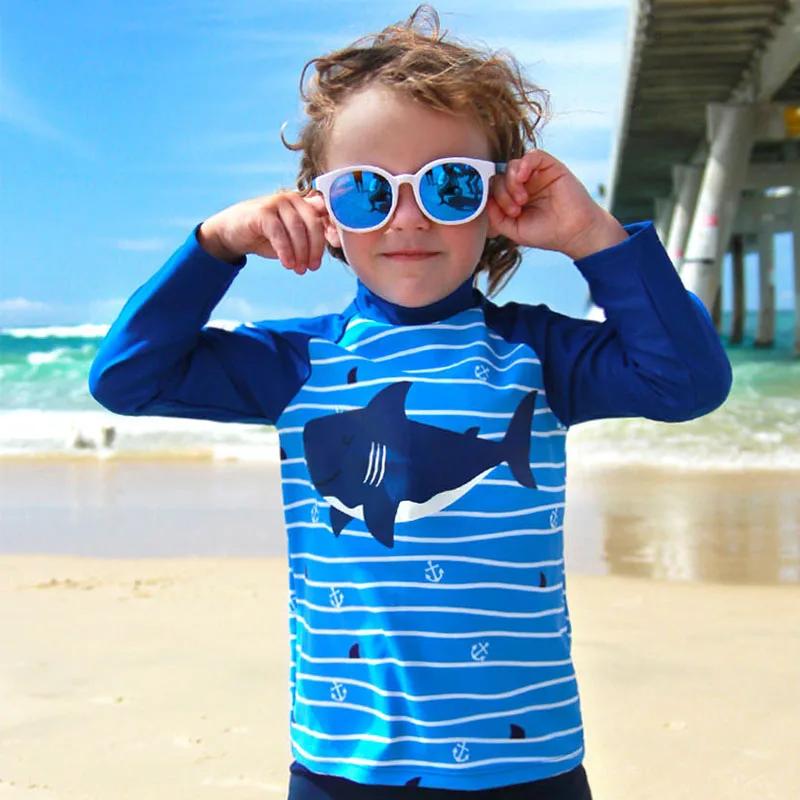 Maillot de bain enfant 2025 manches longues protection solaire garçon fille