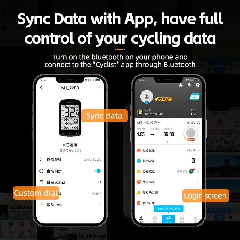 ROCKBROS GPS ordinateur de vélo capteurs de vitesse ordinateur de vélo vtt route type-c étanche capt