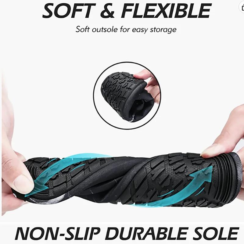 Nisex – baskets antidérapantes pour hommes et femmes, chaussettes de natation et de plongée, sandale