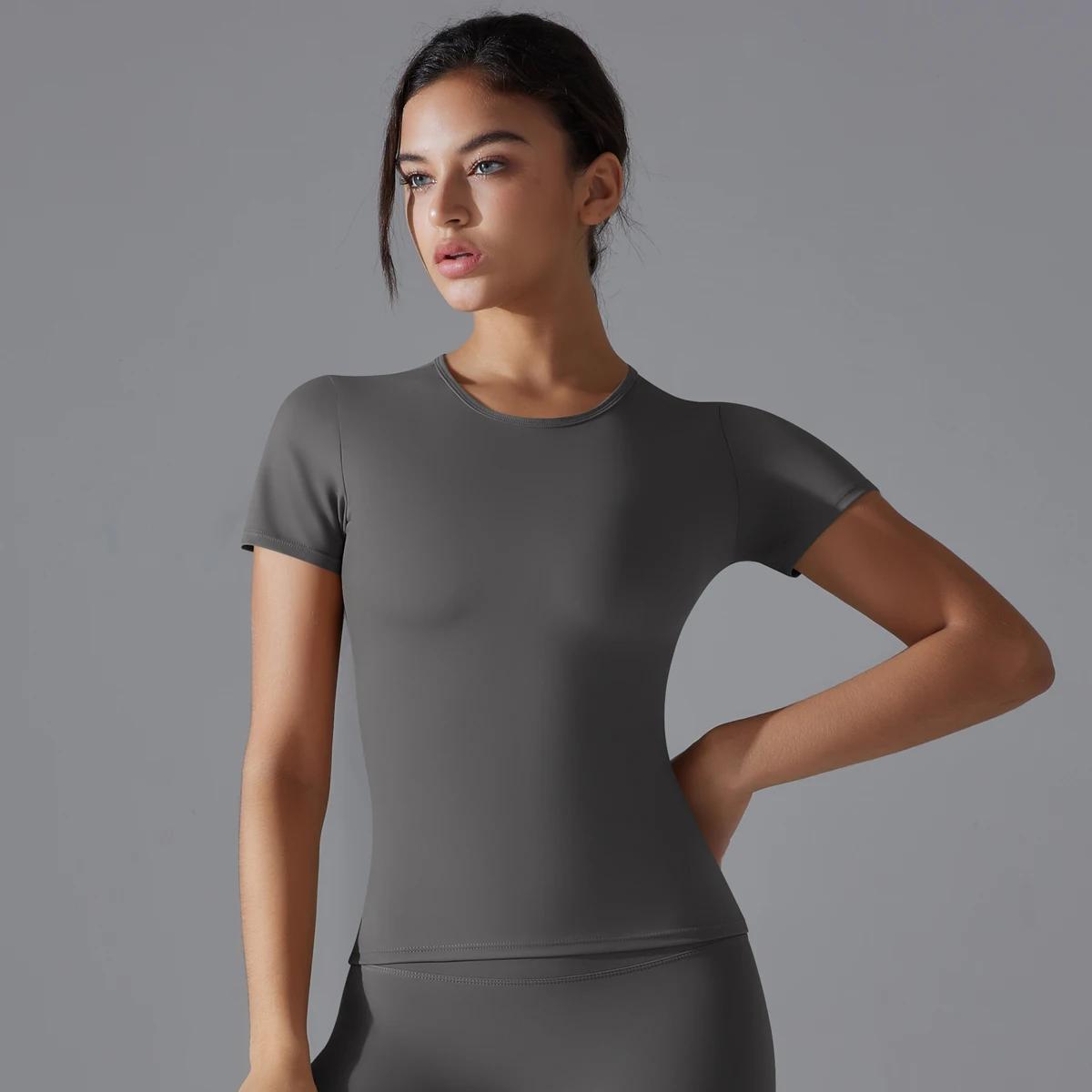 Gilet de Yoga, haut de Fitness, coupe-vent, combinaison de course, couleur unie, cyclisme, Fitness,