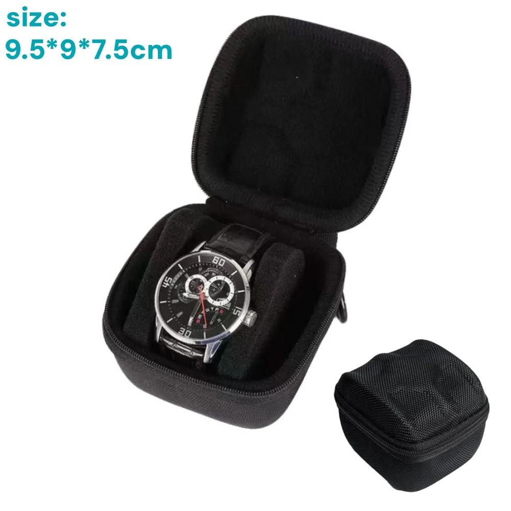 Boîte de rangement et présentoir pour montres, étui de voyage portable, organisateur de bureau pour