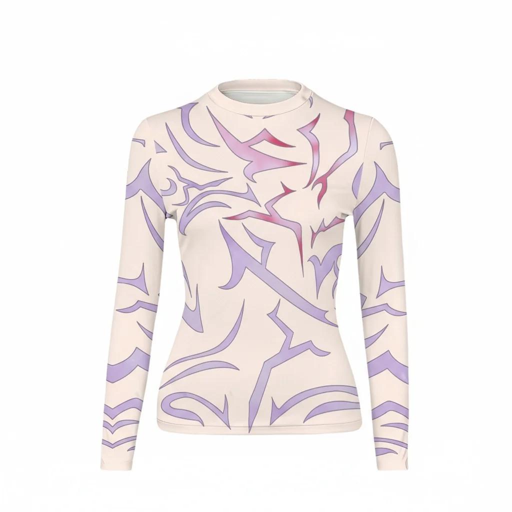 Corée POP filles tatouage imprimé pyjamas Cosplay tatouage haut Costume enfants haut de sport diable