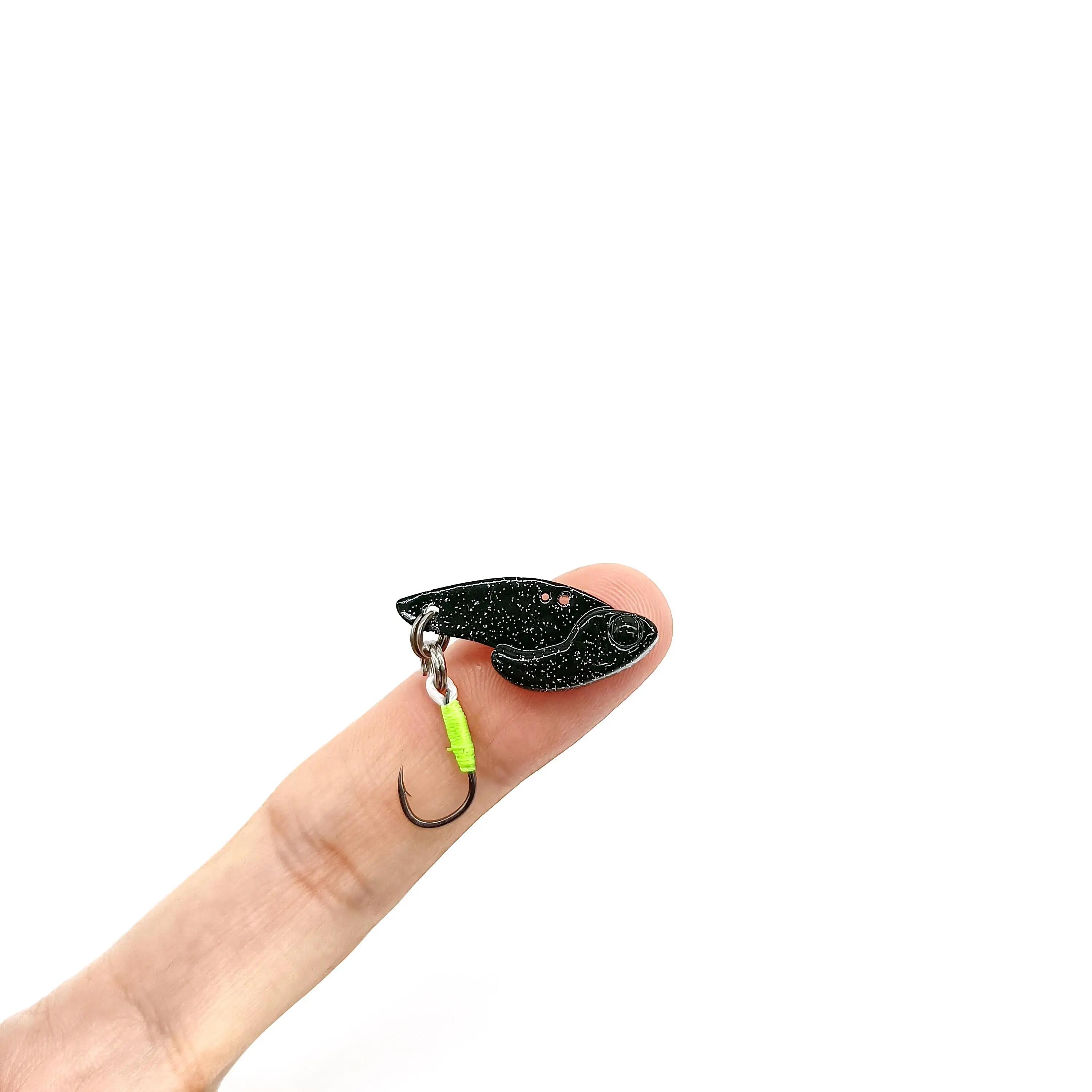 DUODUOYU 1 pièces nouveau Mini métal VIB leurres de pêche 3g/25mm Vibrations cuillère leurre basse a