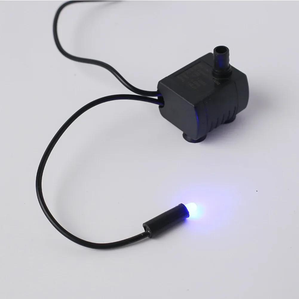 Pompe à eau à éclairage LED, fontaine d'eau pour chat, accessoires de moteur de remplacement pour bo