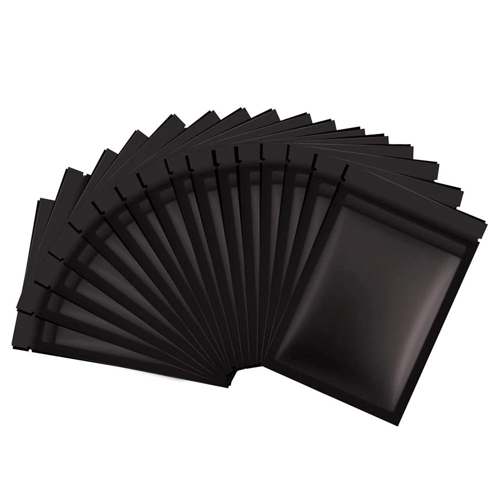 Sac refermable à fermeture éclair pour poudre d'herbes de café, pochettes plates anti-odeur, petits