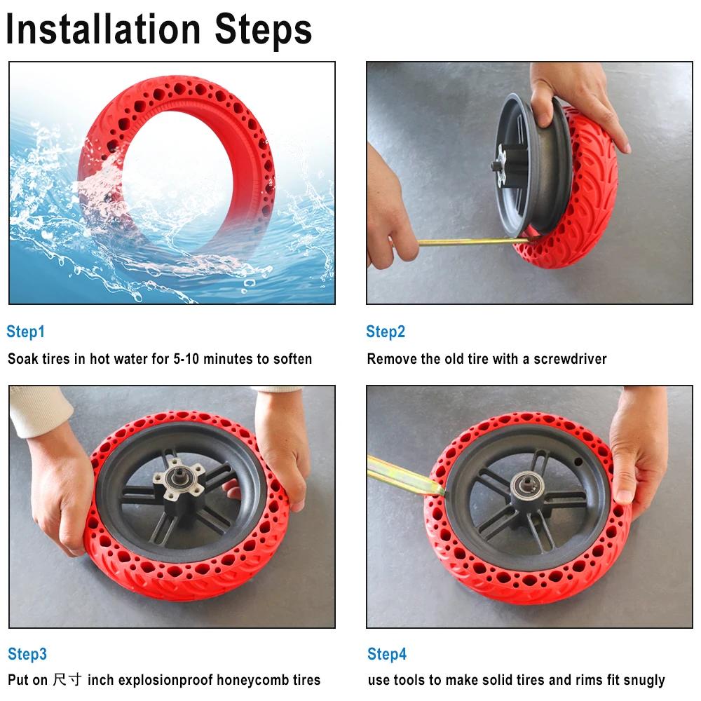 Pneu solide 10 pouces 10x2.75 85/65 – 6.5 pour Scooter électrique Speedway 5 Dualtron 3, pneu Non pn