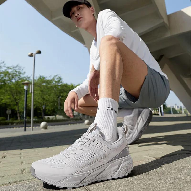 Chaussures sport course maille homme femme baskets antidérapantes légères absorbant chocs jogging 2023